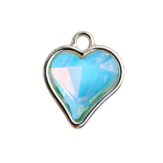 OCEAN HEART CHARM
