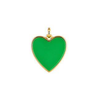 GREEN HEART CHARM