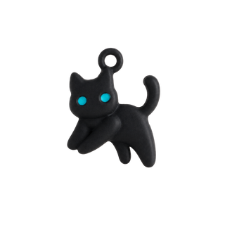 BLUE-EYED CAT CHARM