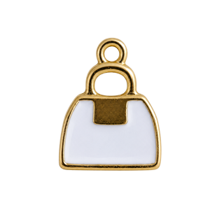 LITTLE WHITE BAG CHARM