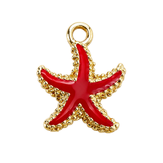 CORAL STARFISH CHARM