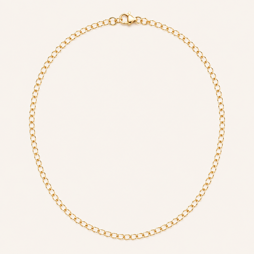 GOLD-PLATED EVERYDAY LINK NECKLACE