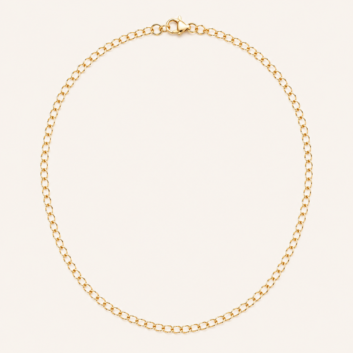 GOLD-PLATED EVERYDAY LINK NECKLACE