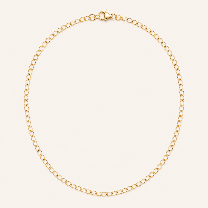GOLD-PLATED EVERYDAY LINK NECKLACE