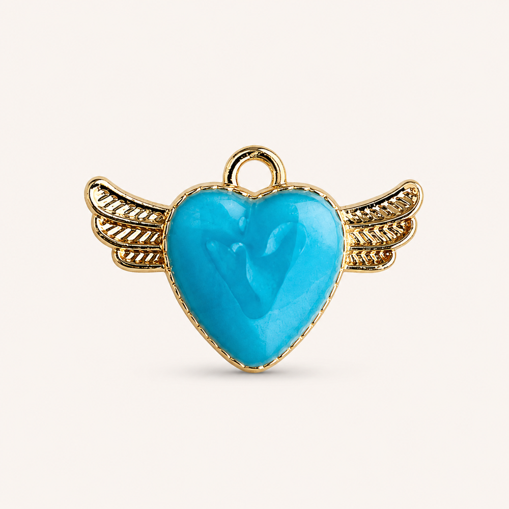 HEART IN FLIGHT CHARM