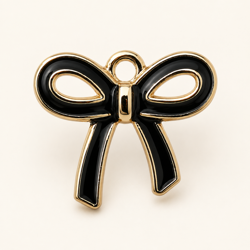 MIDNIGHT BOW CHARM