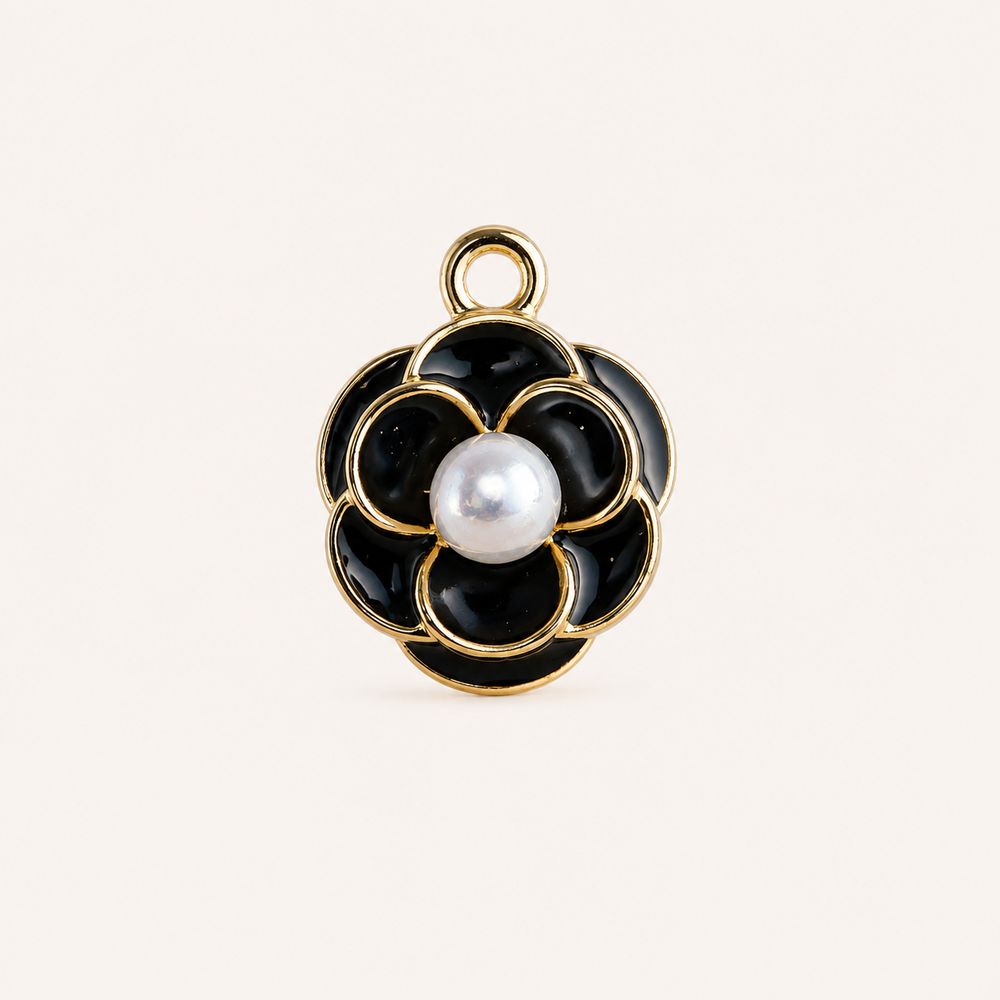 MIDNIGHT PEARL BLOOM CHARM
