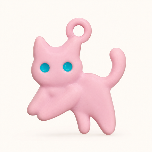 PINKY CAT CHARM
