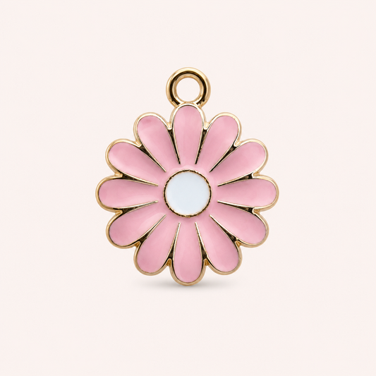 PINK DAYDREAM DAISY CHARM