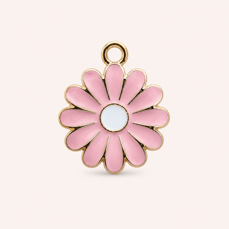 PINK DAYDREAM DAISY CHARM