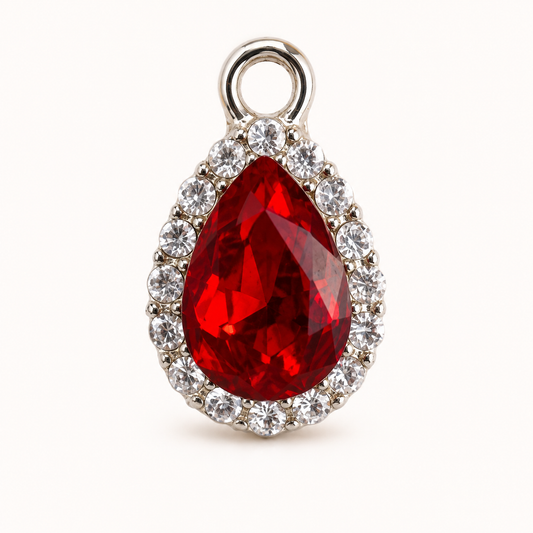 CRIMSON DROP HALO CHARM