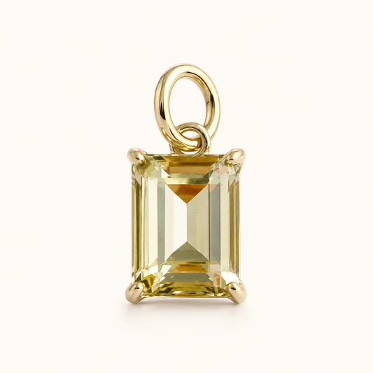 CHAMPAGNE STEP-CUT CHARM