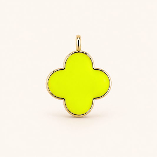 LEMON LUCK CLOVER CHARM