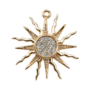 GOLDEN SUNBURST CHARM